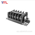 Conector de alimentación de bloque terminal negro